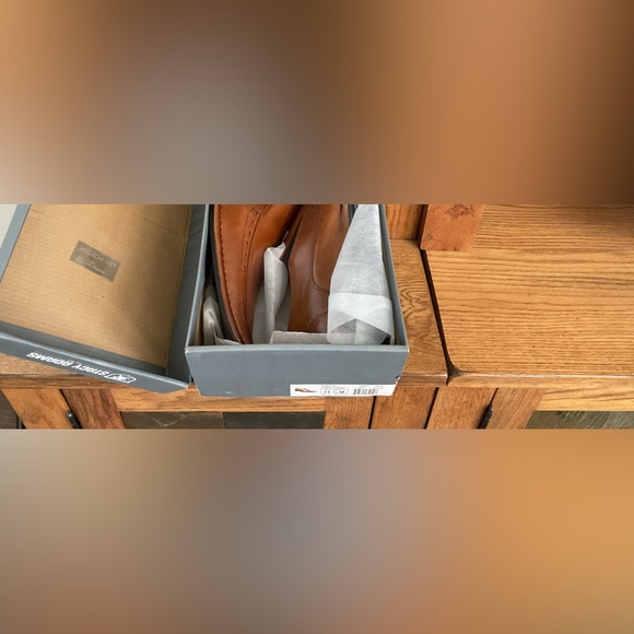 Stacy Adam’s new in box Men’s Dress Shoes 11 1/2M cognac - Picture 3 of 7